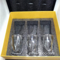 Juego de vasos de whisky de cigarros de diamantes personalizados